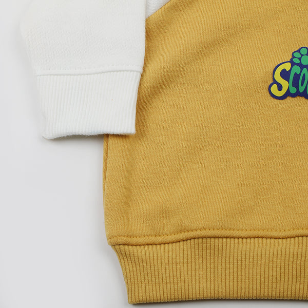 Eminent Newborn Boys Full Sleeves SweatShirt - Yellow