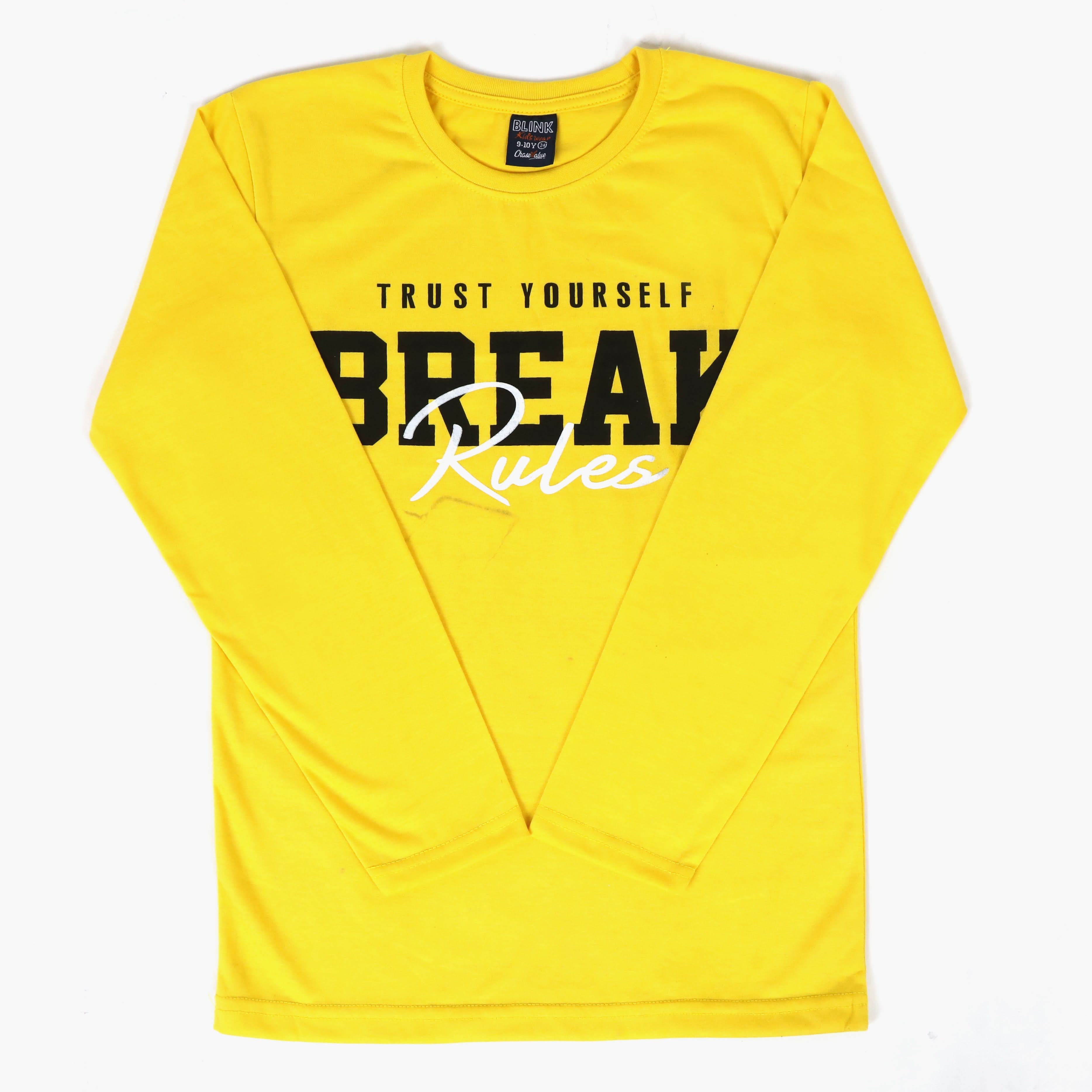 Boys T-Shirt - yellow, Boys T-Shirts, Chase Value, Chase Value