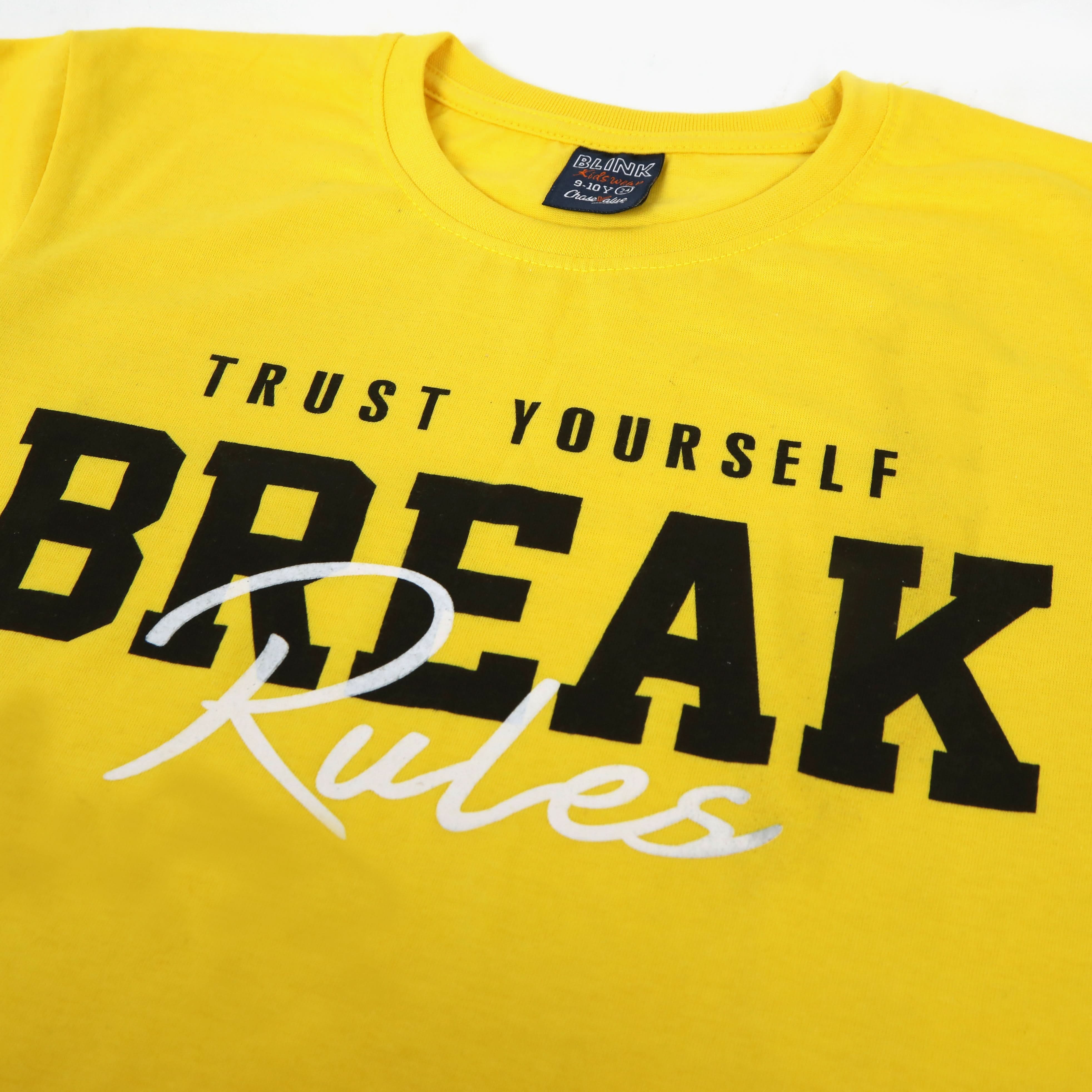 Boys T-Shirt - yellow, Boys T-Shirts, Chase Value, Chase Value