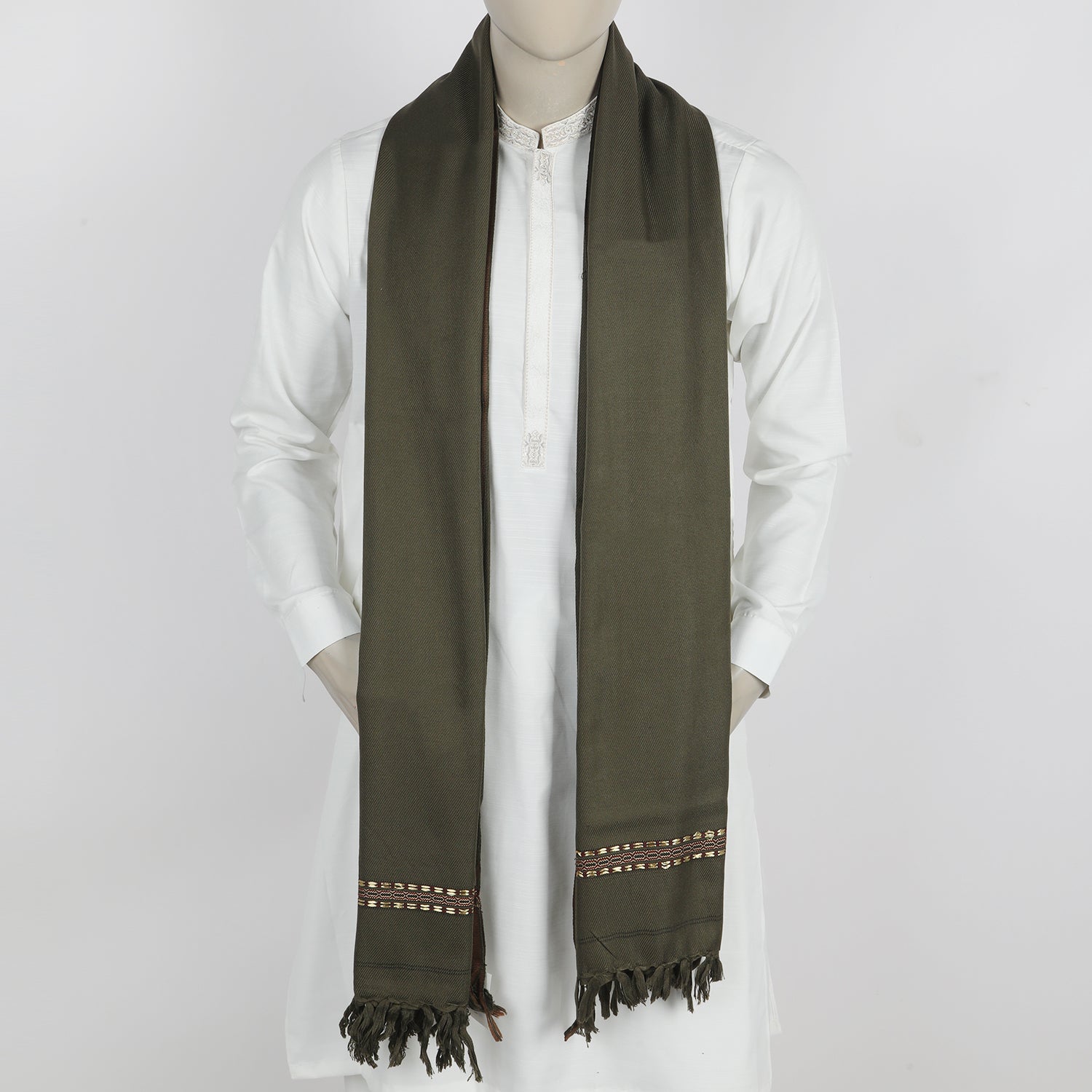 Men's Shawl - Brown, Men's Shawls & Mufflers, Chase Value, Chase Value