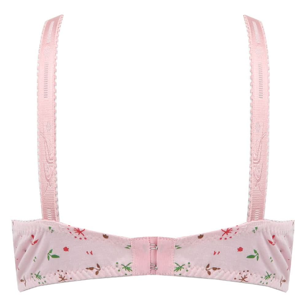 Women's Cotton Printed Bra - Pink, Women Bras, Chase Value, Chase Value