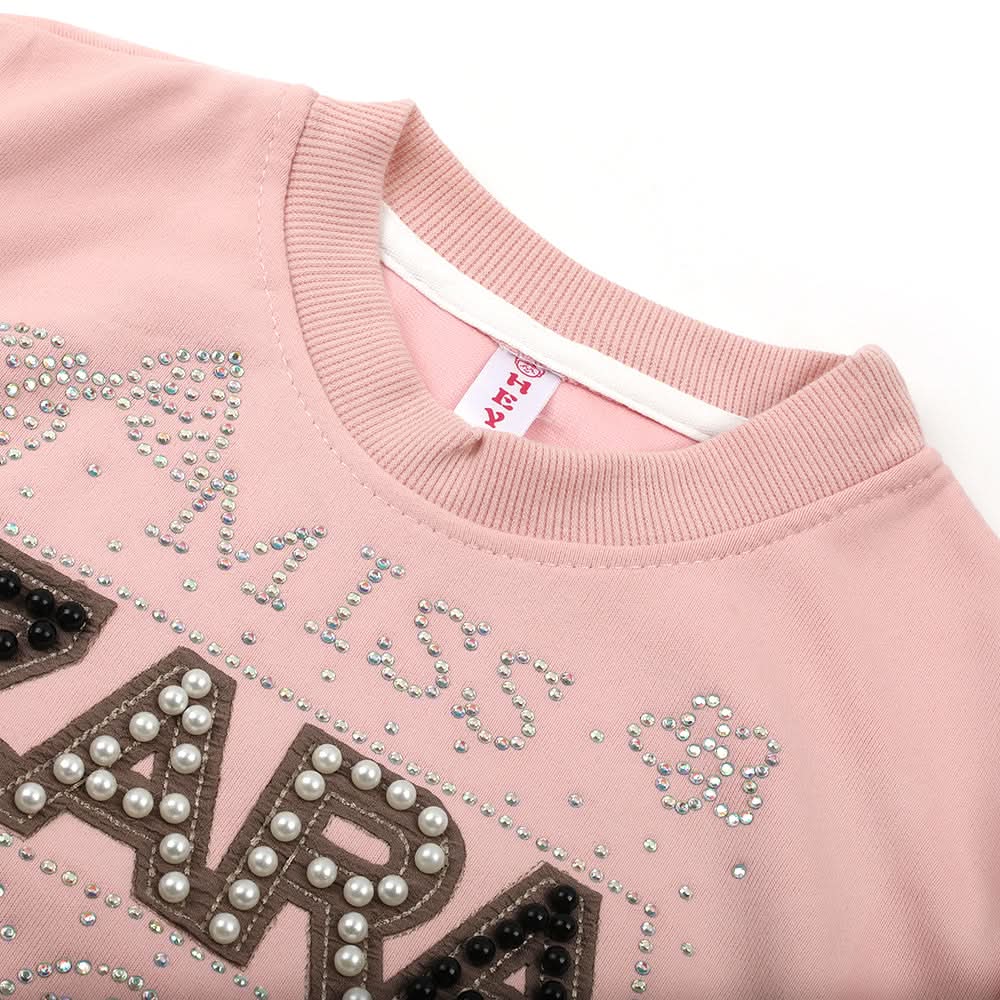 Girls Full Sleeves Sweatshirt - Pink, Girls Hoodies & Sweat Shirts, Chase Value, Chase Value