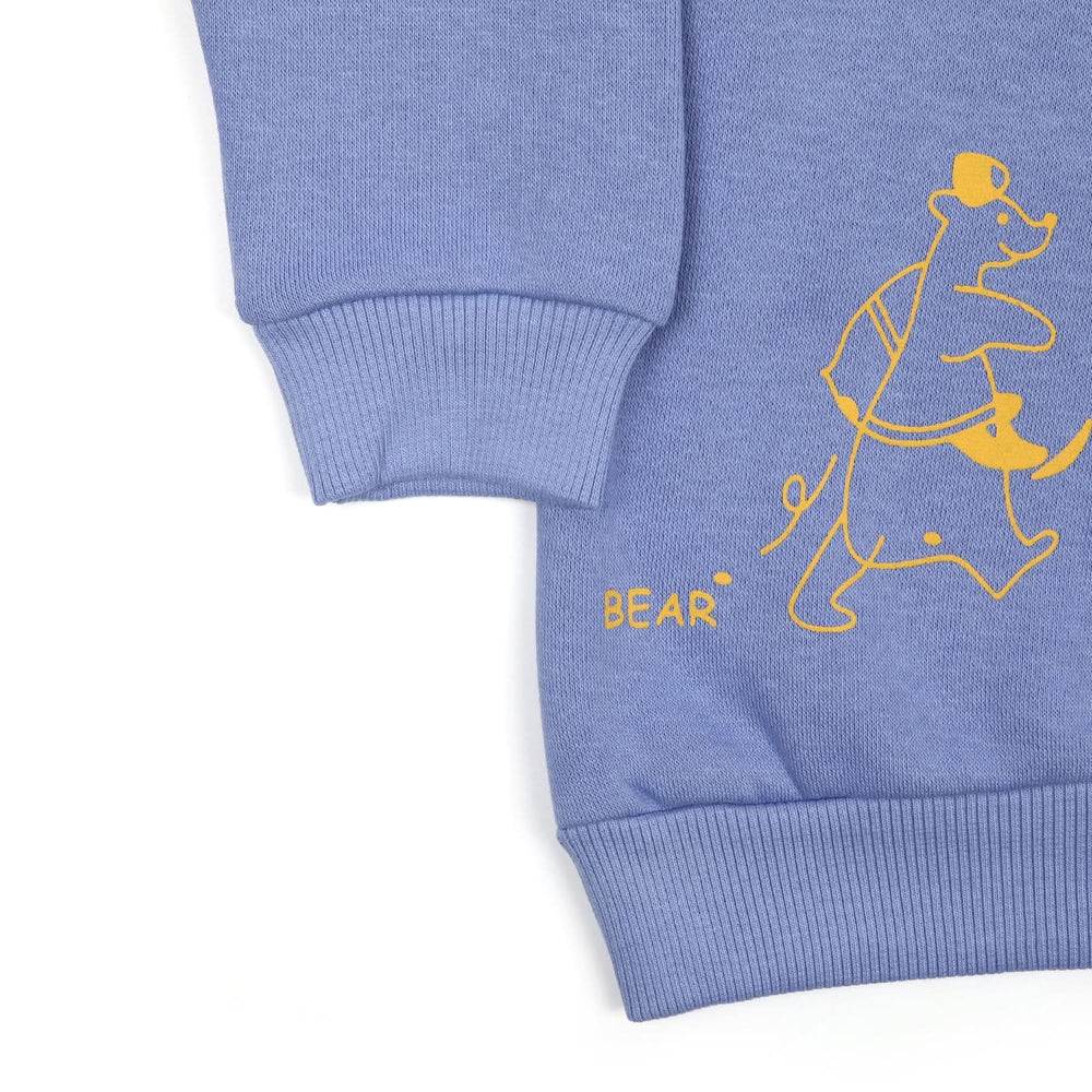 Boys Full Sleeves Round Neck SweatShirt - Light Blue, Boys Hoodies & Sweat Shirts, Chase Value, Chase Value