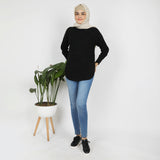 Eminent Women's Full Sleeves Sweater - Black, Women Sweaters, Eminent, Chase Value