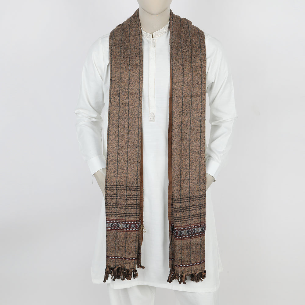 Men's Shawl - Brown, Men's Shawls & Mufflers, Chase Value, Chase Value