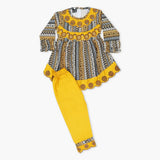 Girls Embroidered Shalwar Suit - Mustard, Girls Shalwar Kameez, Chase Value, Chase Value