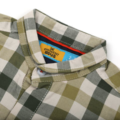 Eminent Boys Casual Check Shirt - Olive