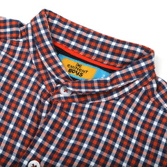 Eminent Boys Casual Check Shirt - Rust