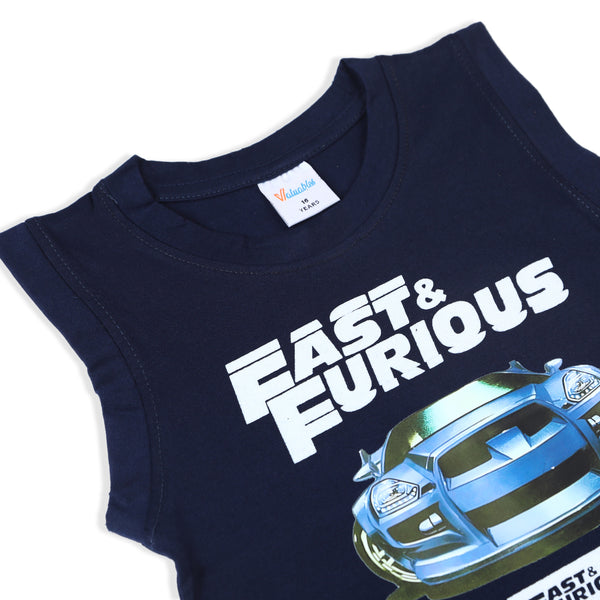 Valuable Boys Sando - Navy Blue