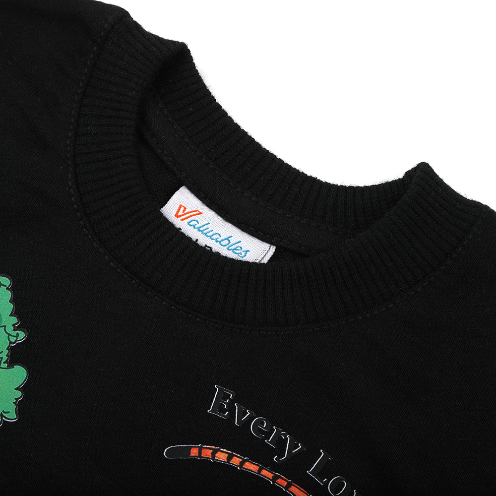 Newborn Boys Full Sleeves T-shirt - Black, Newborn Boys Shirts & T-Shirts, Chase Value, Chase Value