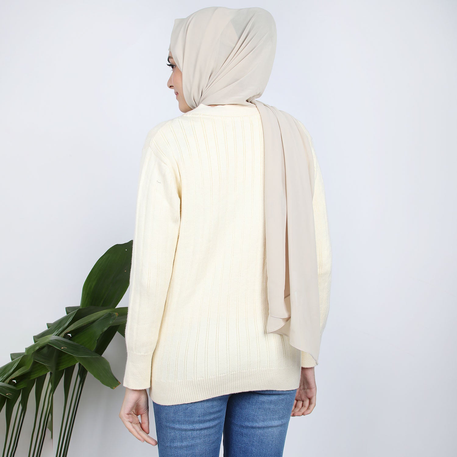 Eminent Women's Full Sleeves Sweater - Beige, Women Sweaters, Eminent, Chase Value