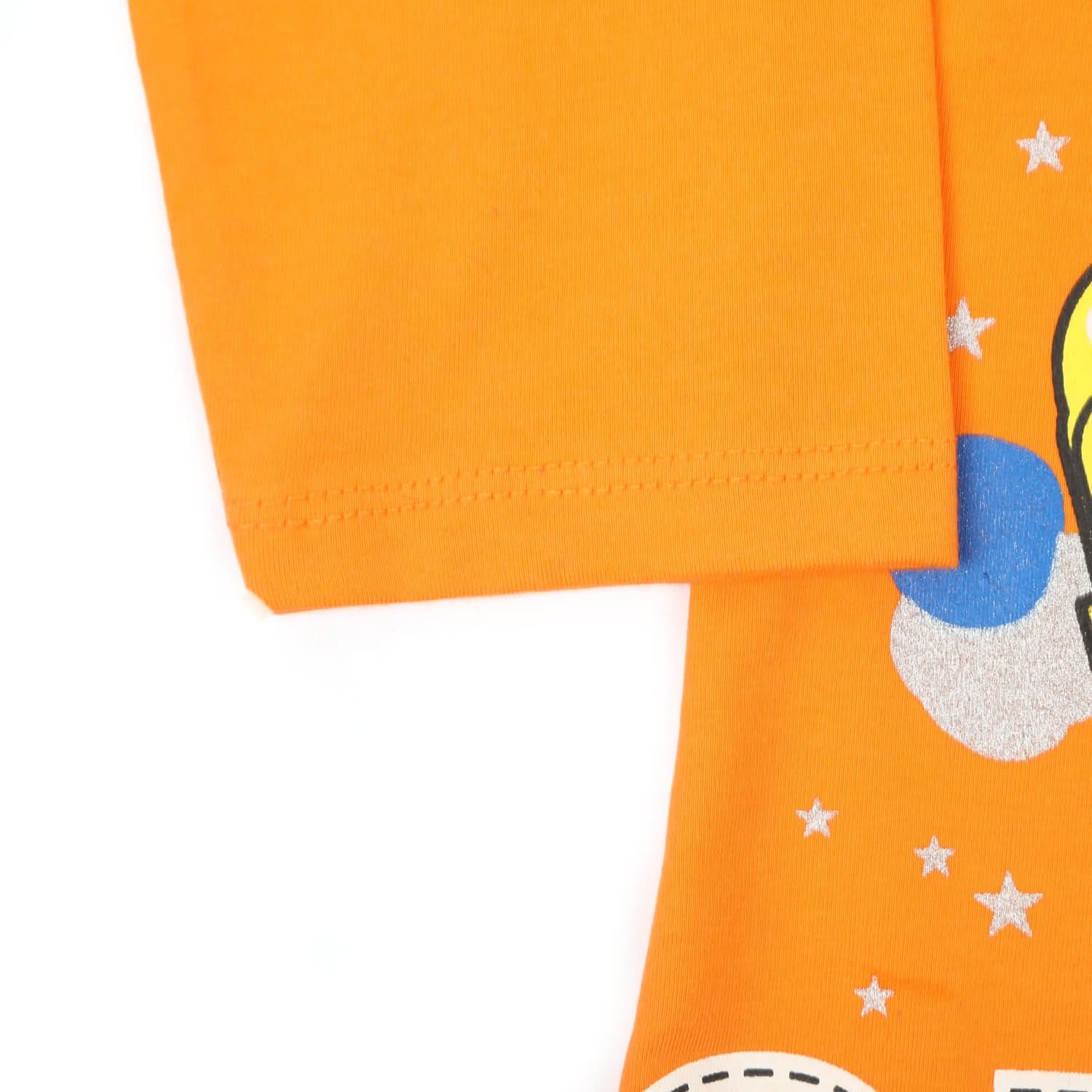 Girls Full Sleeves Top - Orange, Girls Tops, Chase Value, Chase Value