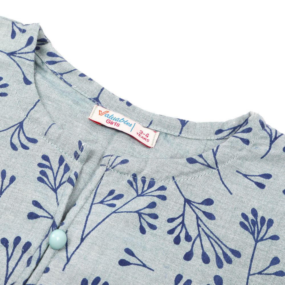 Girls Co-Ord Set - Blue, Girls Shalwar Kameez, Chase Value, Chase Value