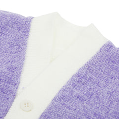 Newborn Boys Full Sleeves Sweater Suit - Purple