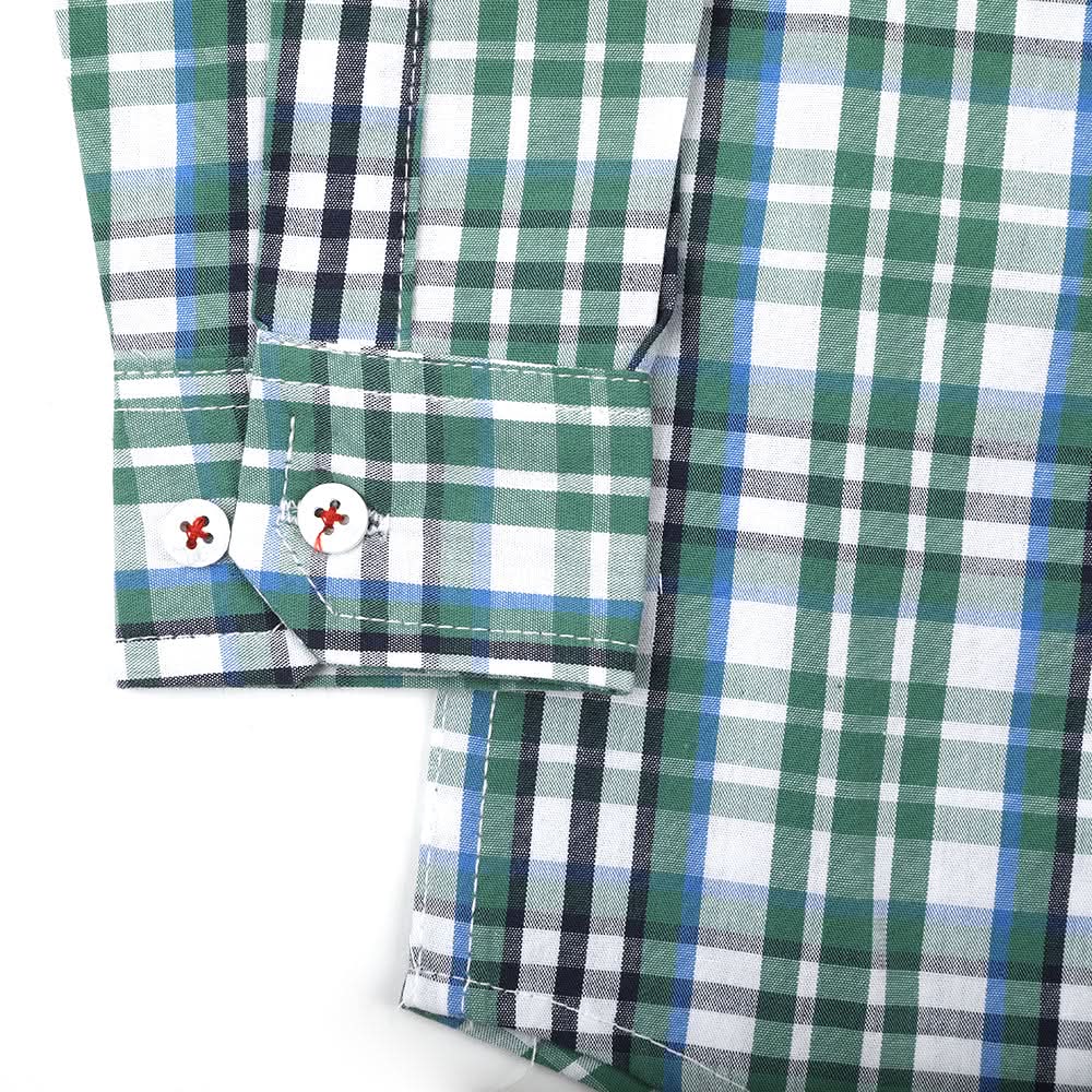 Eminent Boys Full Sleeves Casual Check Shirt - Green, Boys Shirts, Eminent, Chase Value