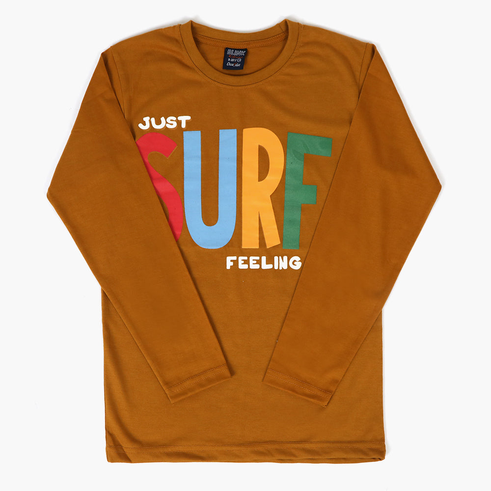 Boys T-Shirt - Brown, Boys T-Shirts, Chase Value, Chase Value