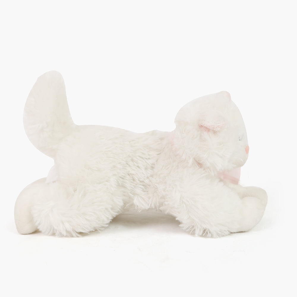 Stuffed Cat Gift - White, Stuffed Toys, Chase Value, Chase Value