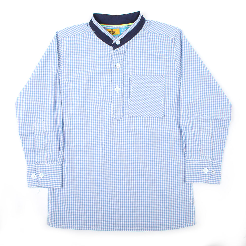 Eminent Boy Full Sleeves Casual Shirt - Blue, Boys Shirts, Eminent, Chase Value