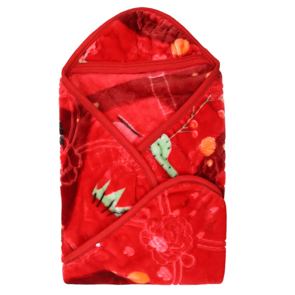 Baby Hoodie Blanket - Red, Kids Blanket, Chase Value, Chase Value