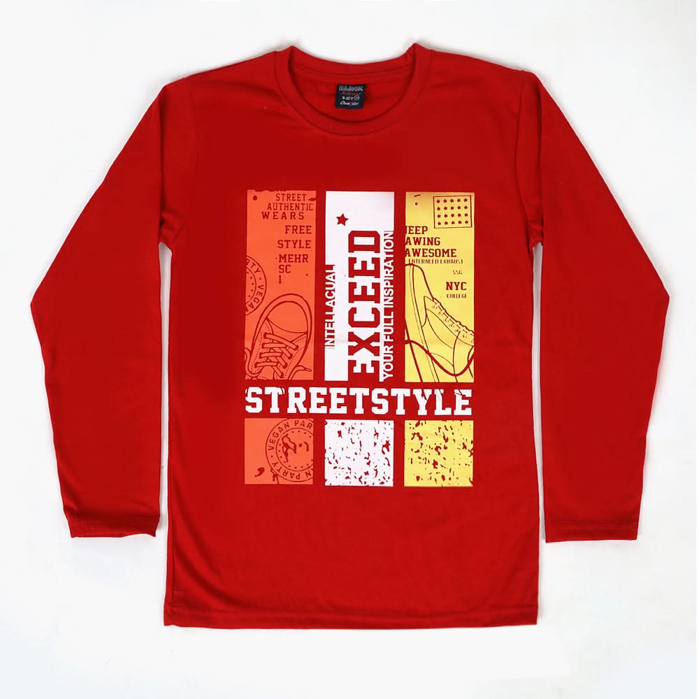 Boys T-Shirt - Red, Boys T-Shirts, Chase Value, Chase Value