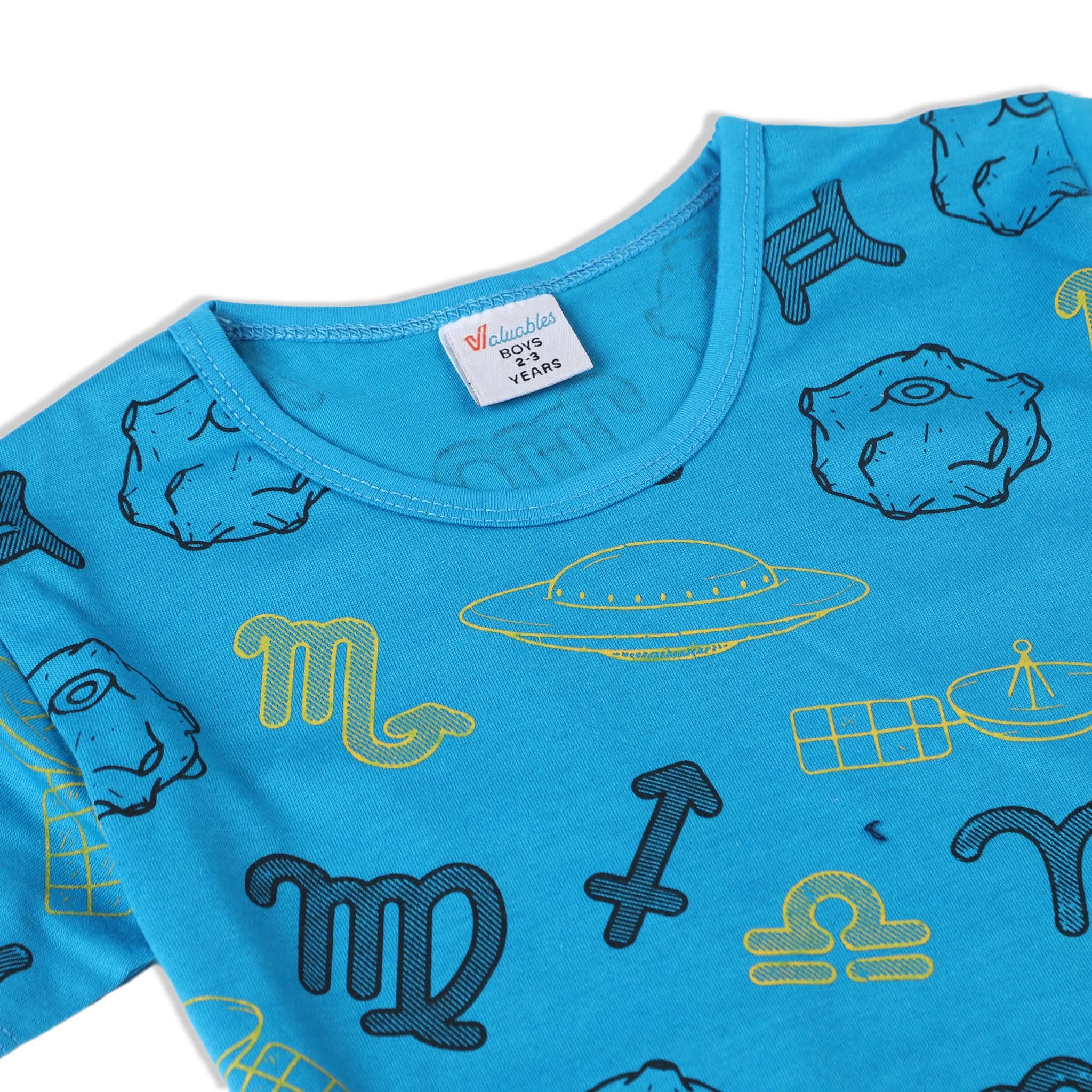 Boys Half Sleeves Suit - Blue, Boys Sets & Suits, Chase Value, Chase Value
