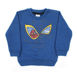 Boys Full Sleeves Round Neck T-Shirt - Blue, Boys T-Shirts, Chase Value, Chase Value