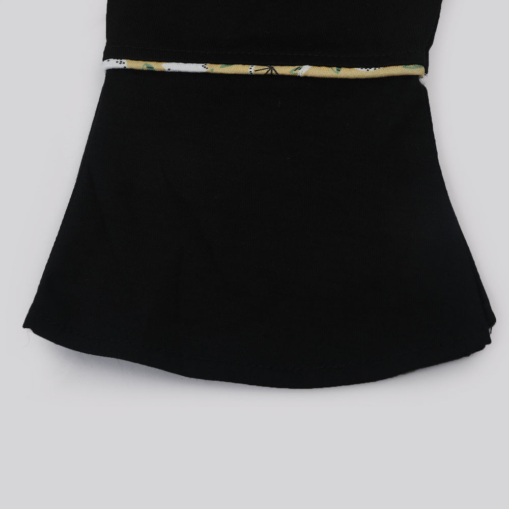 Girls Tight Half Sleeves Suit - Mustard, Girls Suits, Chase Value, Chase Value