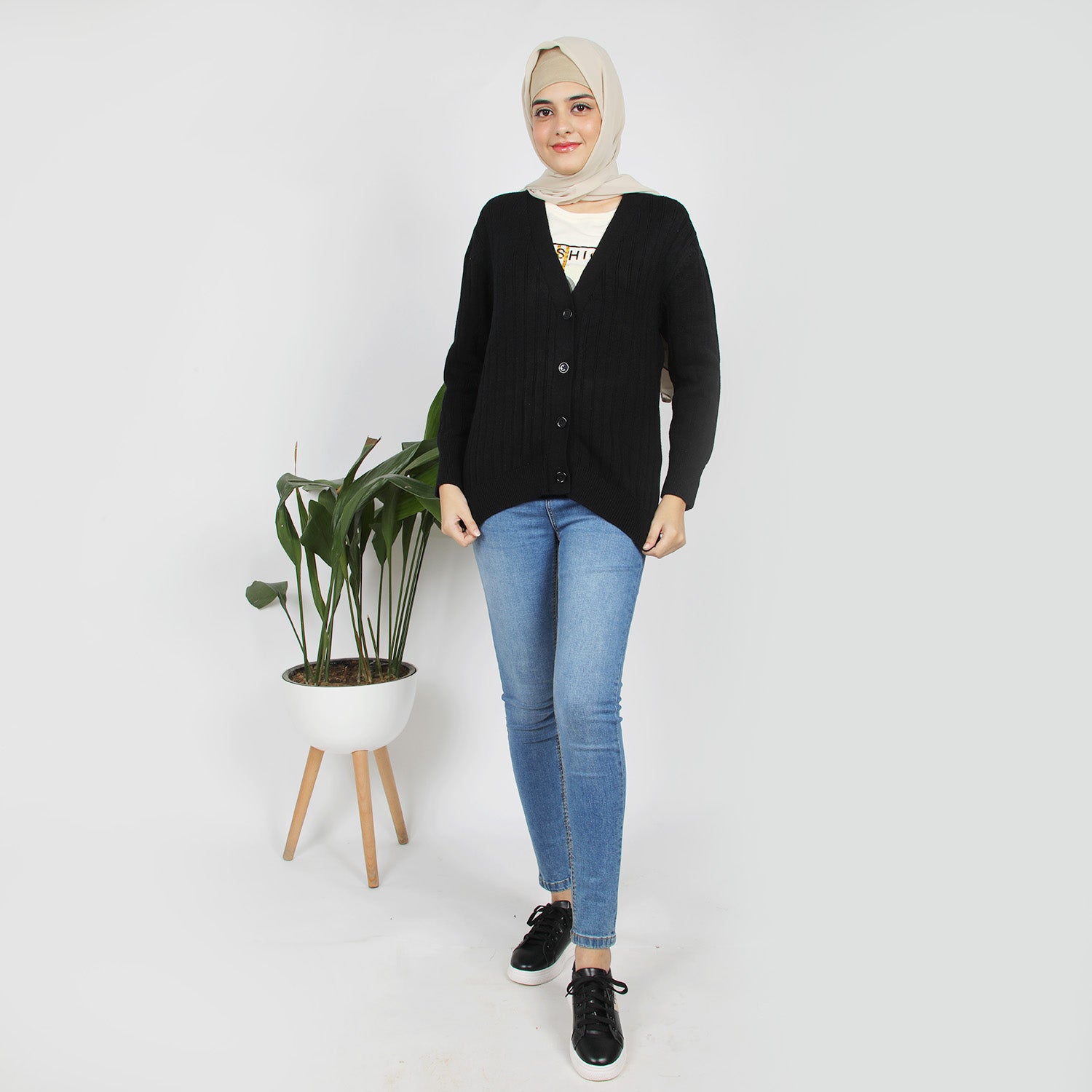 Eminent Women's Full Sleeves Sweater - Black, Women Sweaters, Eminent, Chase Value