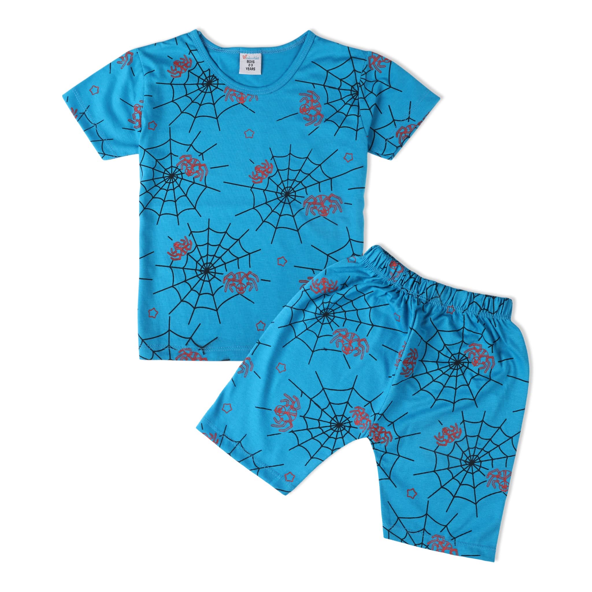 Boys Half Sleeves Suit - Blue, Boys Sets & Suits, Chase Value, Chase Value