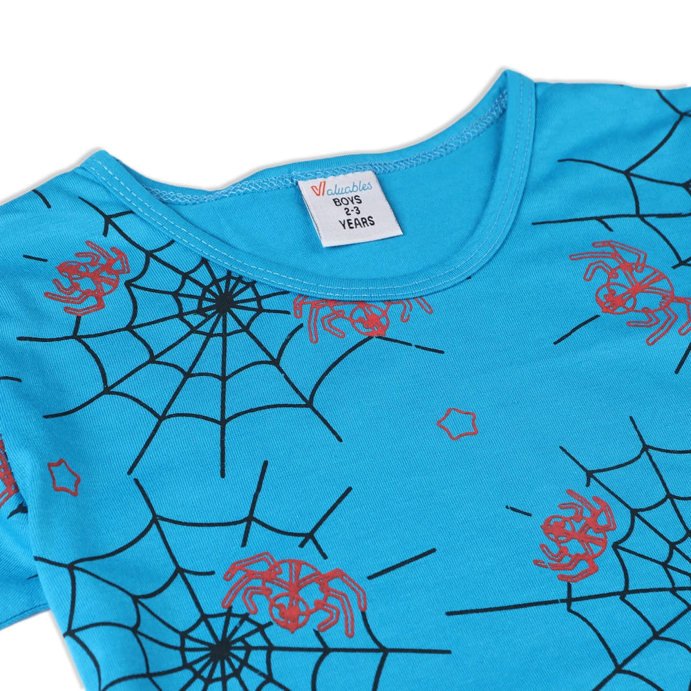 Boys Half Sleeves Suit - Blue, Boys Sets & Suits, Chase Value, Chase Value