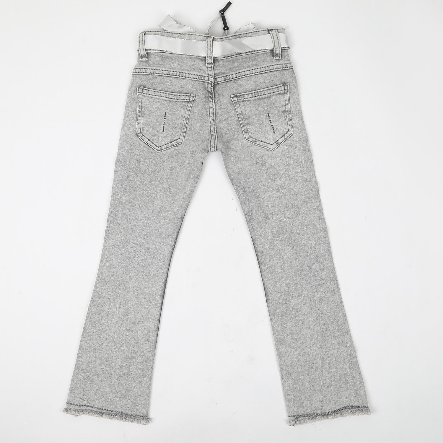 Girls Denim Pant - Light Grey, Girls Pants & Capri, Chase Value, Chase Value