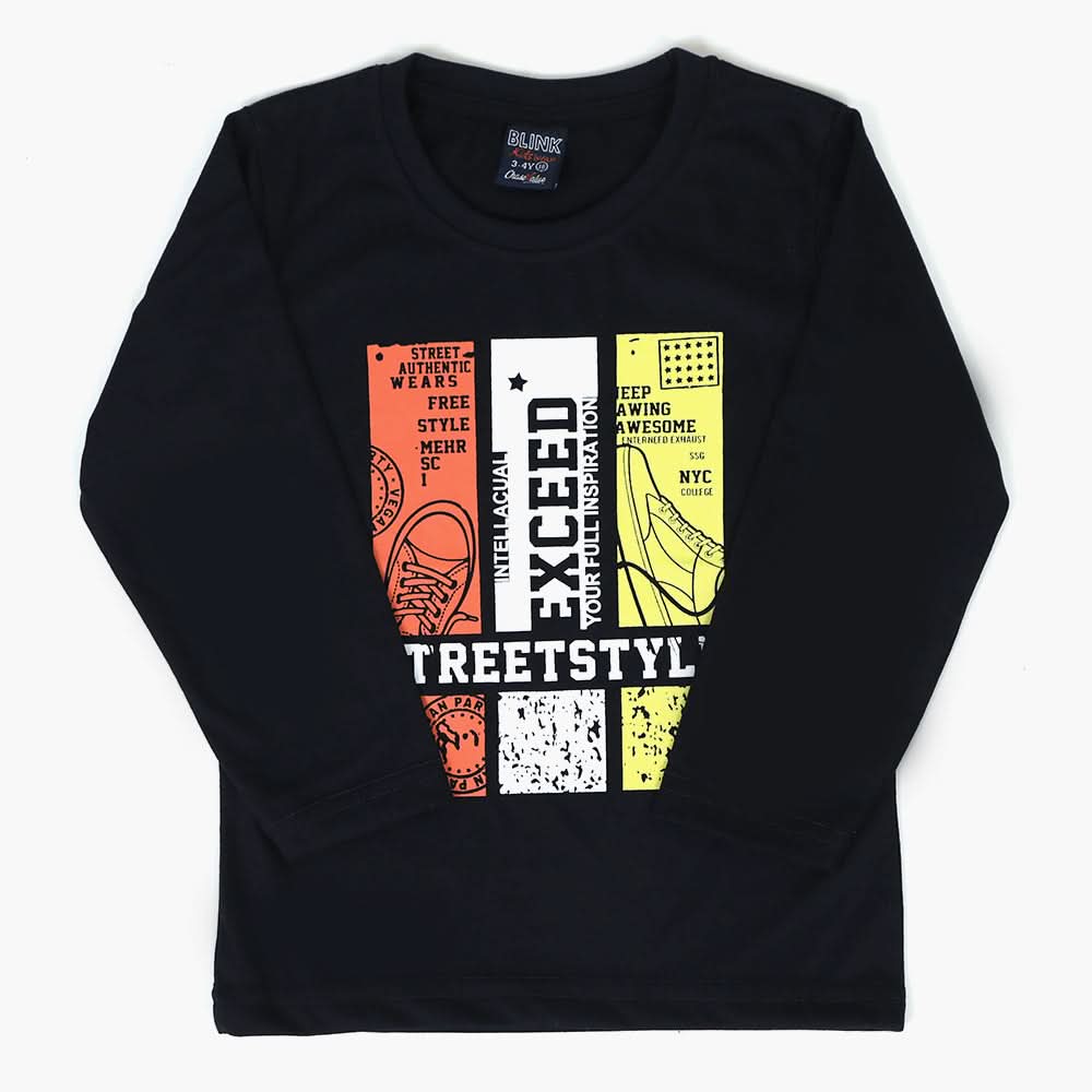 Boys T-Shirt - Navy Blue, Boys T-Shirts, Chase Value, Chase Value