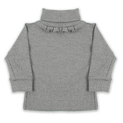 Girls High Neck - Light Grey