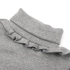 Girls High Neck - Light Grey