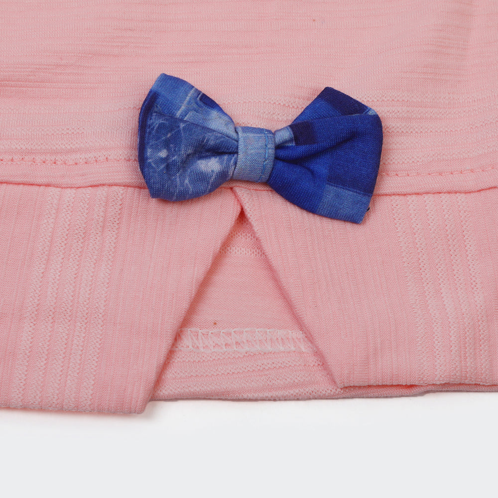 Girls Tight Half Sleeves Suit - Pink, Girls Suits, Chase Value, Chase Value