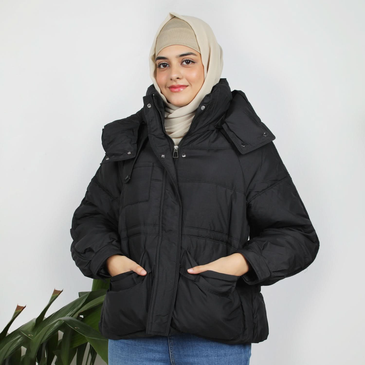 Women's Full Sleeves Jacket - Black, Women Sweatshirts & Hoodies, Chase Value, Chase Value