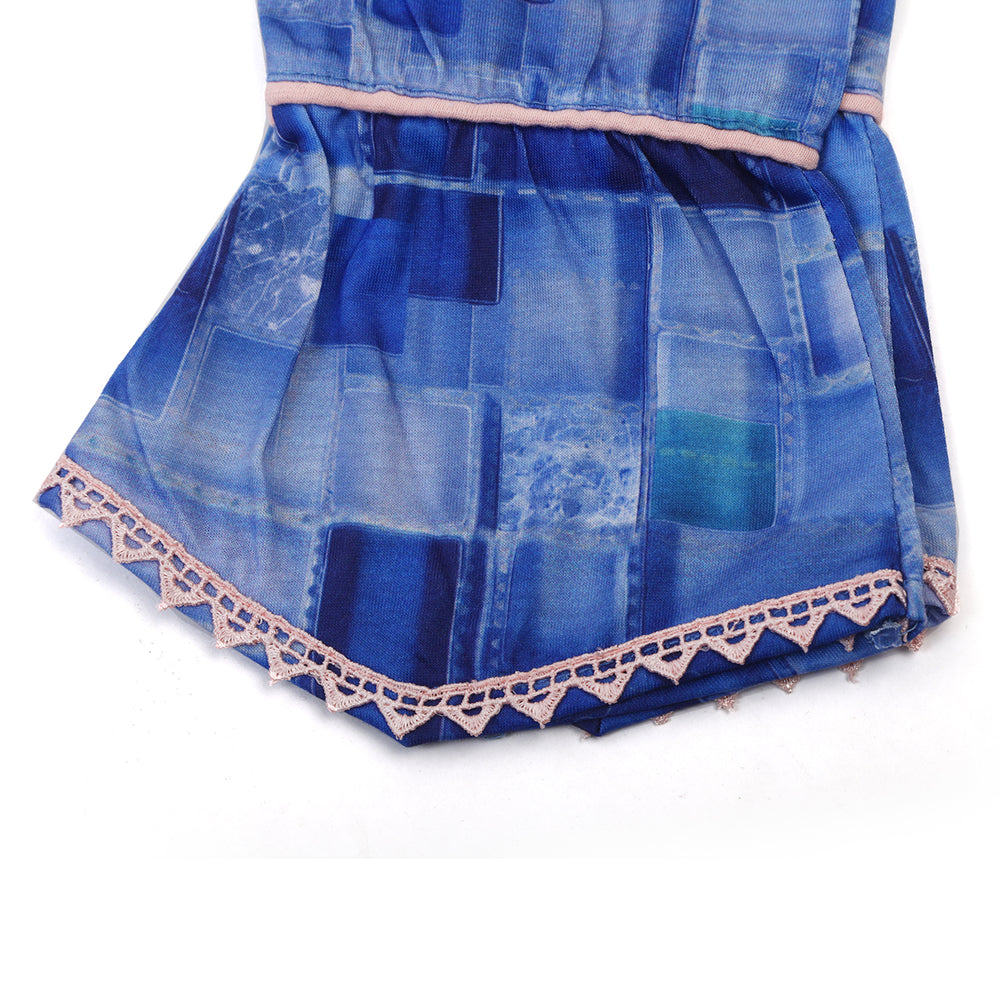 Girls Tight Half Sleeves Suit - Pink, Girls Suits, Chase Value, Chase Value