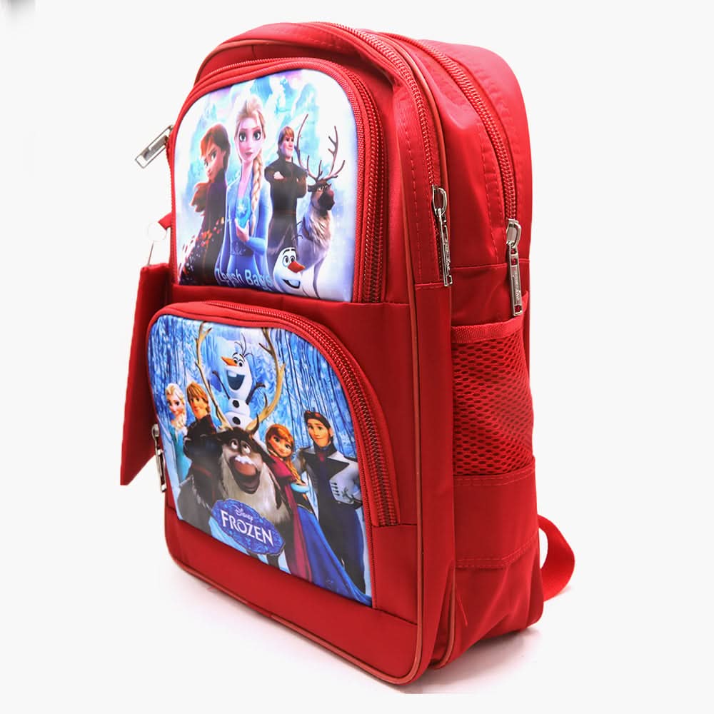 Kids School Bag - Red, School Bags, Chase Value, Chase Value