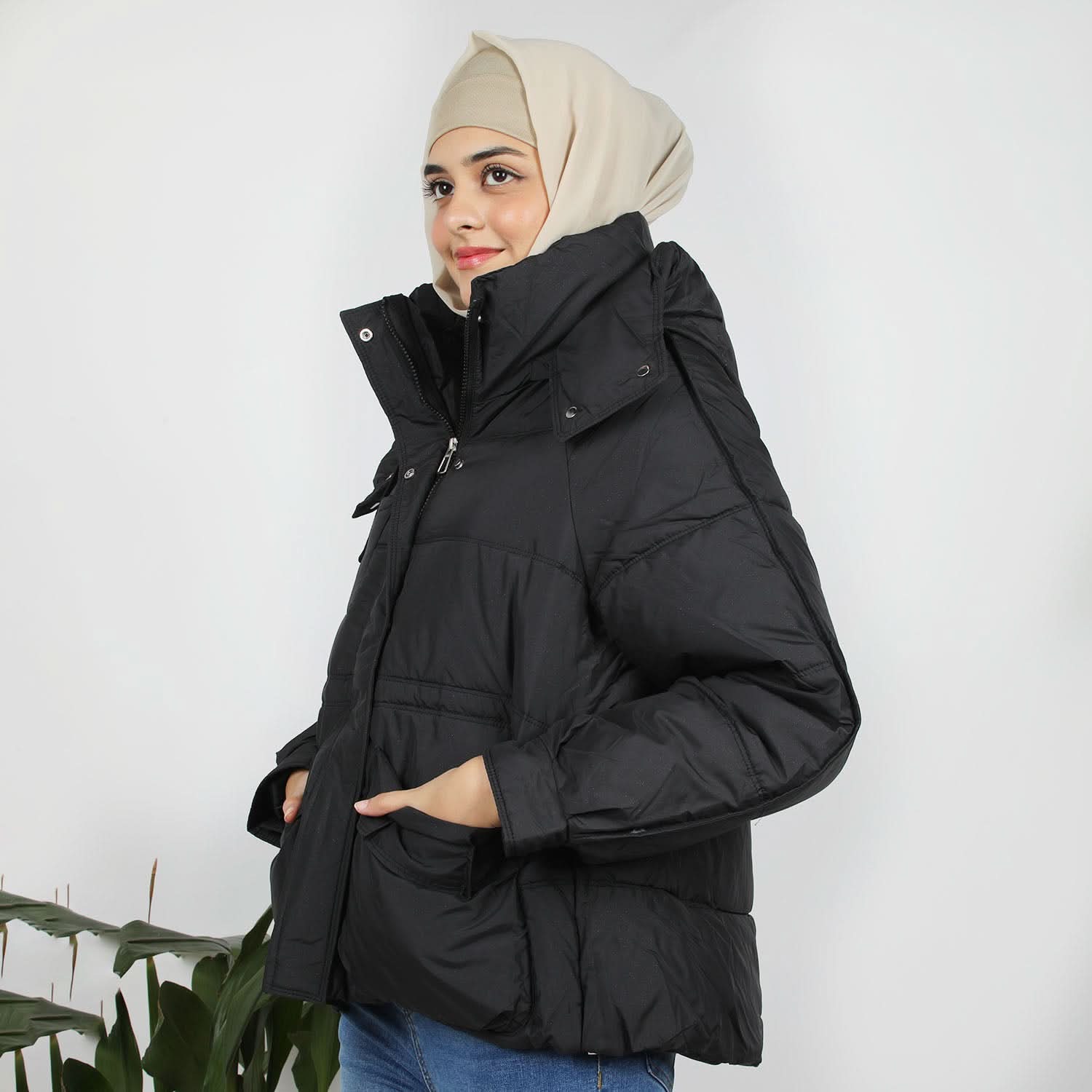 Women's Full Sleeves Jacket - Black, Women Sweatshirts & Hoodies, Chase Value, Chase Value