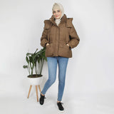 Women's Full Sleeves Jacket - Brown, Women Sweatshirts & Hoodies, Chase Value, Chase Value