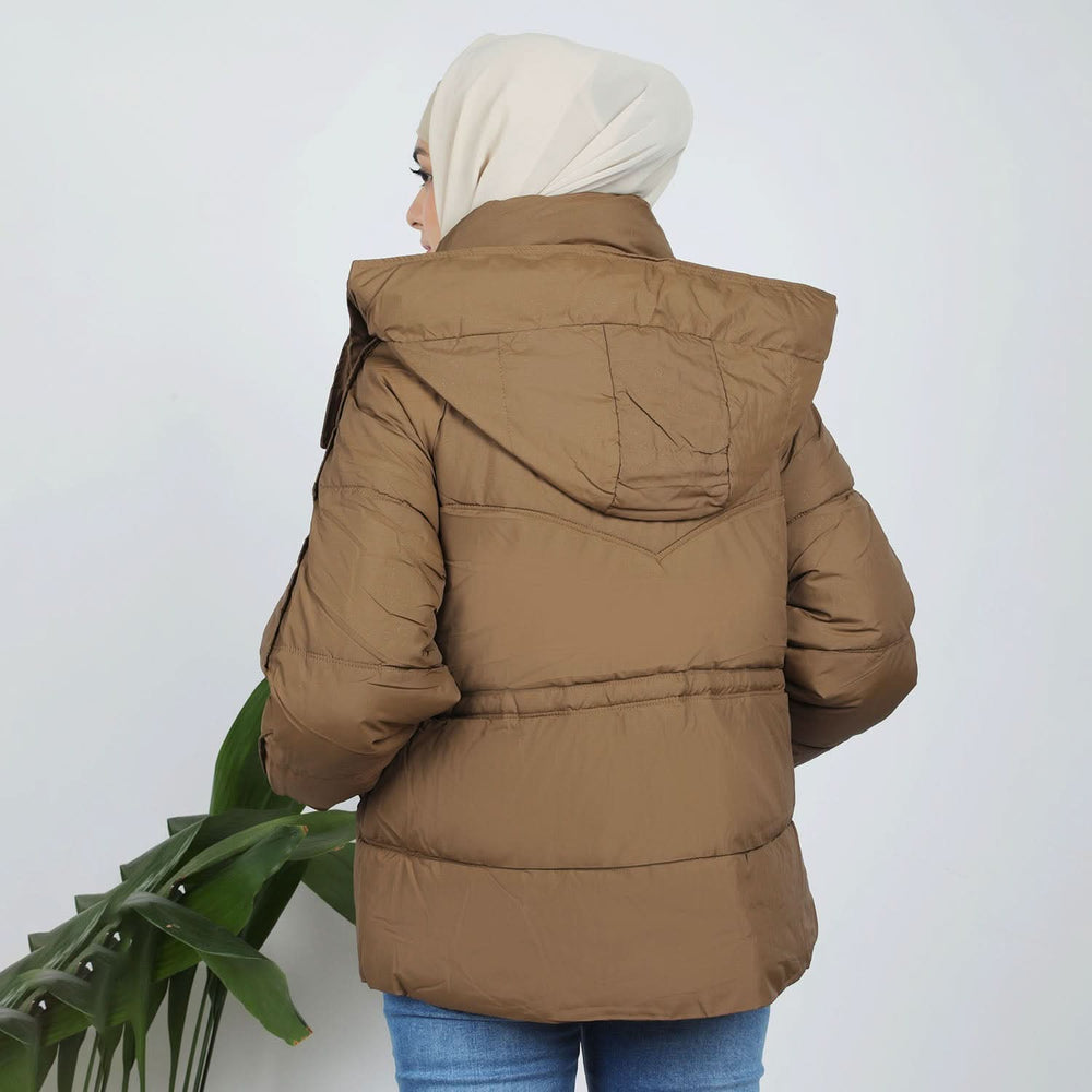 Women's Full Sleeves Jacket - Brown, Women Sweatshirts & Hoodies, Chase Value, Chase Value