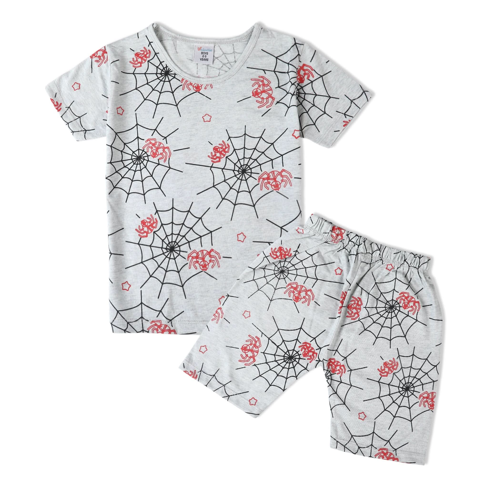 Boys Half Sleeves Suit - Grey, Boys Sets & Suits, Chase Value, Chase Value