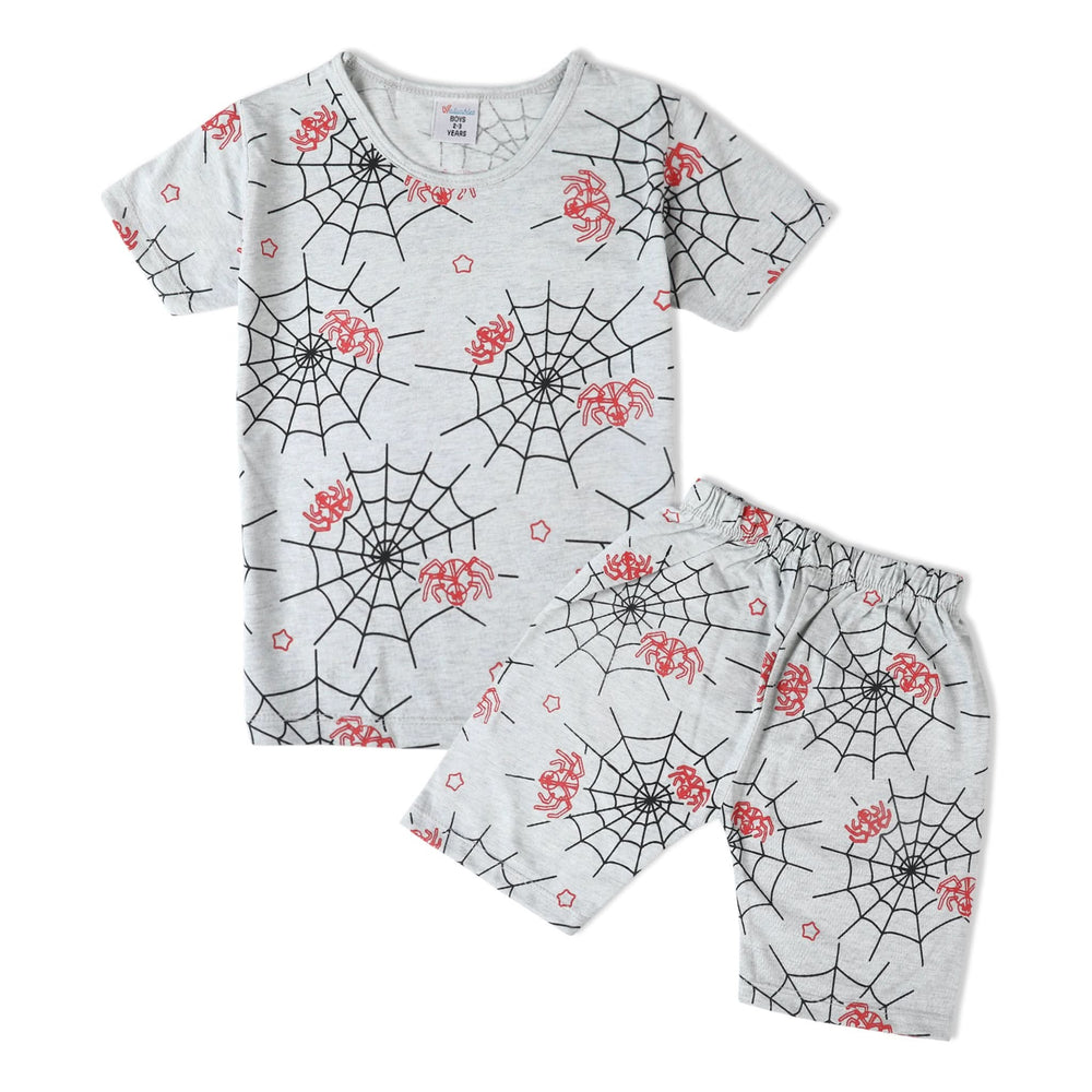 Boys Half Sleeves Suit - Grey, Boys Sets & Suits, Chase Value, Chase Value