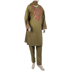 Eminent Women's Shalwar Suit - Olive