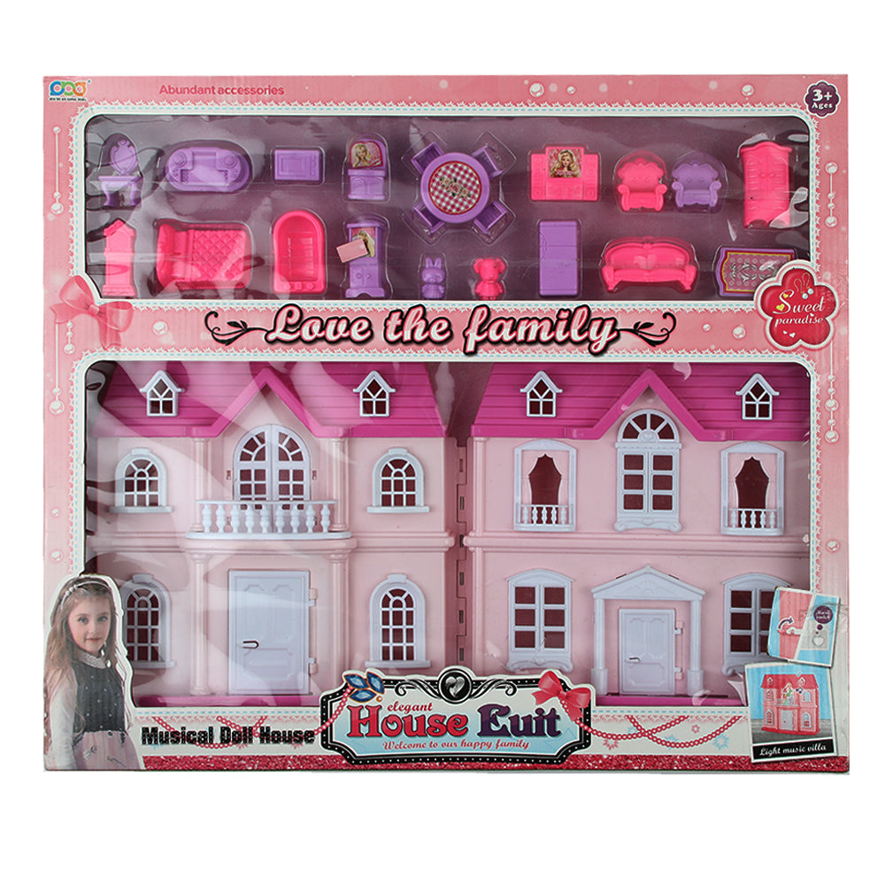 Musical Doll House - Multi Color, Dolls & House, Chase Value, Chase Value