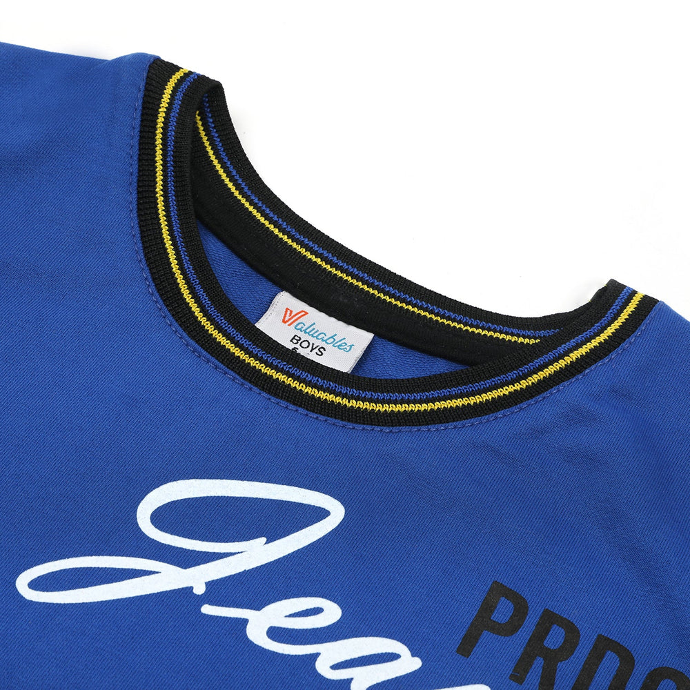 Boys Full Sleeve SweatShirt - Royal Blue, Boys Hoodies & Sweat Shirts, Chase Value, Chase Value