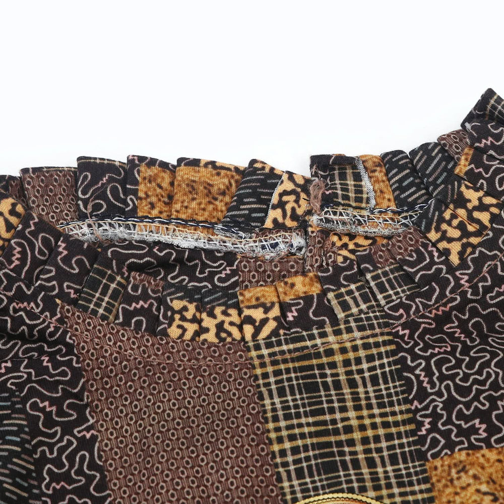 Girls Tight Half Sleeves Suit - Brown, Girls Suits, Chase Value, Chase Value