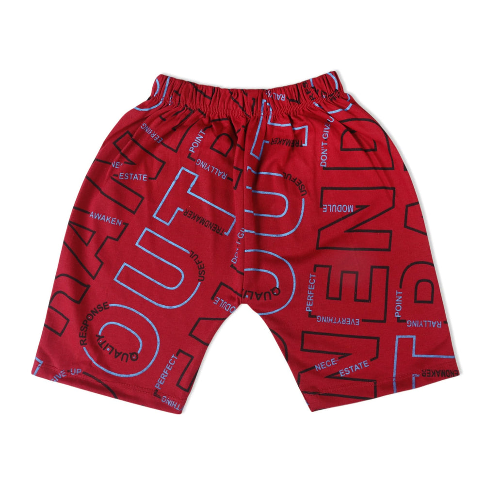 Boys Half Sleeves Suit - Maroon, Boys Sets & Suits, Chase Value, Chase Value