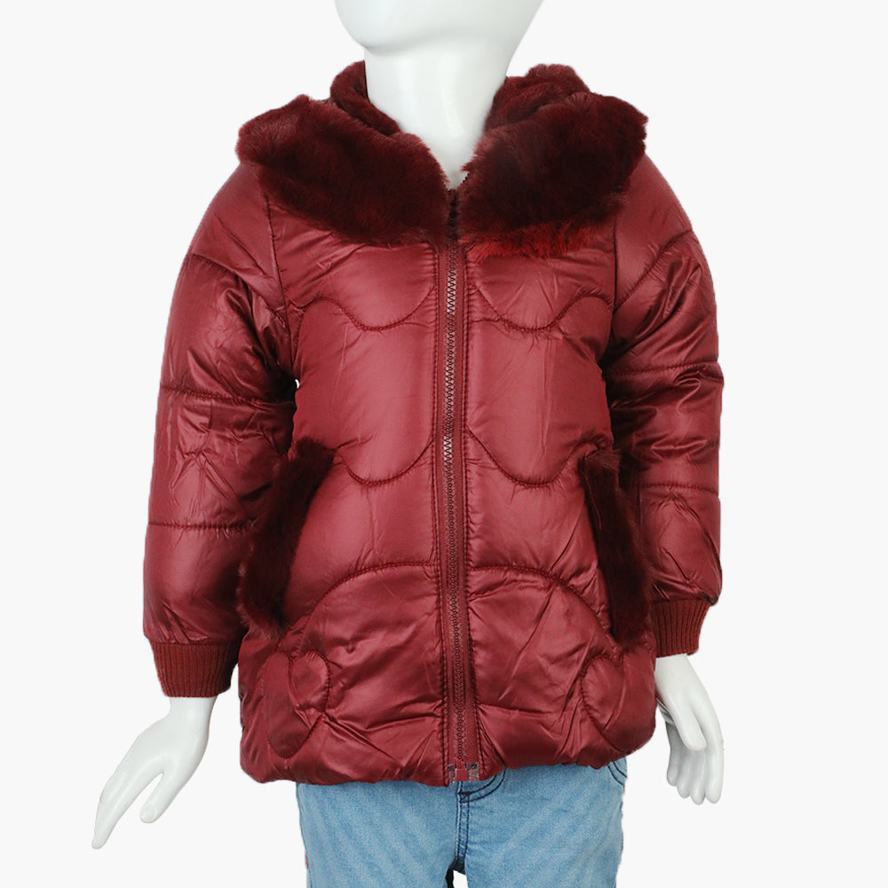 Girls Jacket - Maroon, Girls Jackets, Chase Value, Chase Value