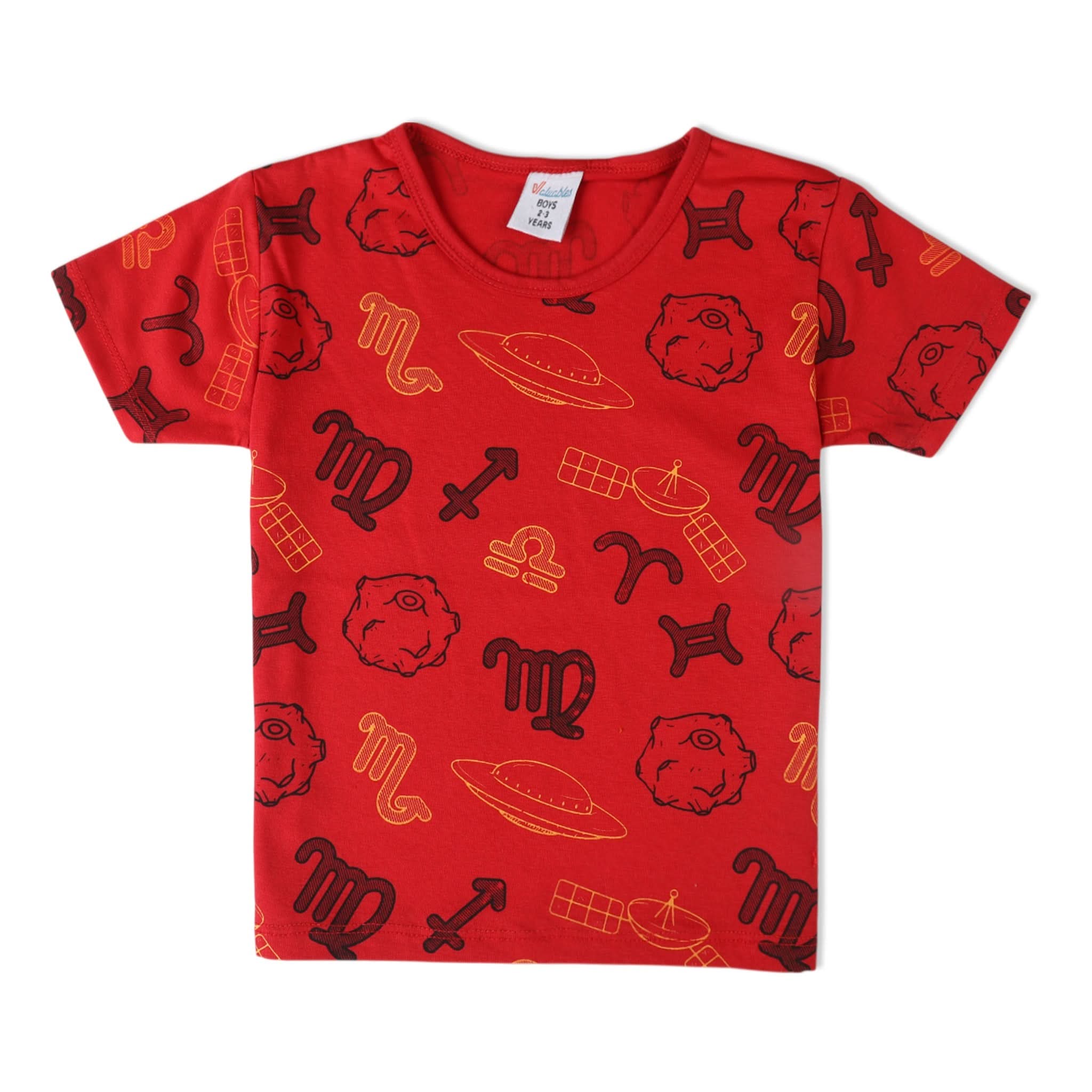 Boys Half Sleeves Suit - Red, Boys Sets & Suits, Chase Value, Chase Value